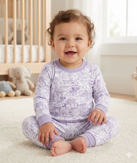Imagen de Pijamas dos piezas  de algodon 100% organico Burt's Bees