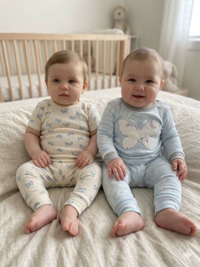 Imagen de Pijamas Penelope Mack Mariposas 100% algodon organico