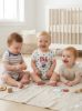Imagen de Colección Chickpea Estrellas y Osito USA – Set de 3 Bodies