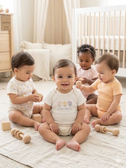 Imagen de Colección Chickpea Daddy's Little Girl  – Set de 5 Bodies